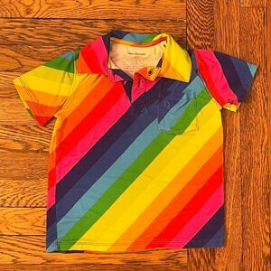 Rainbow Striped Kids Shirt